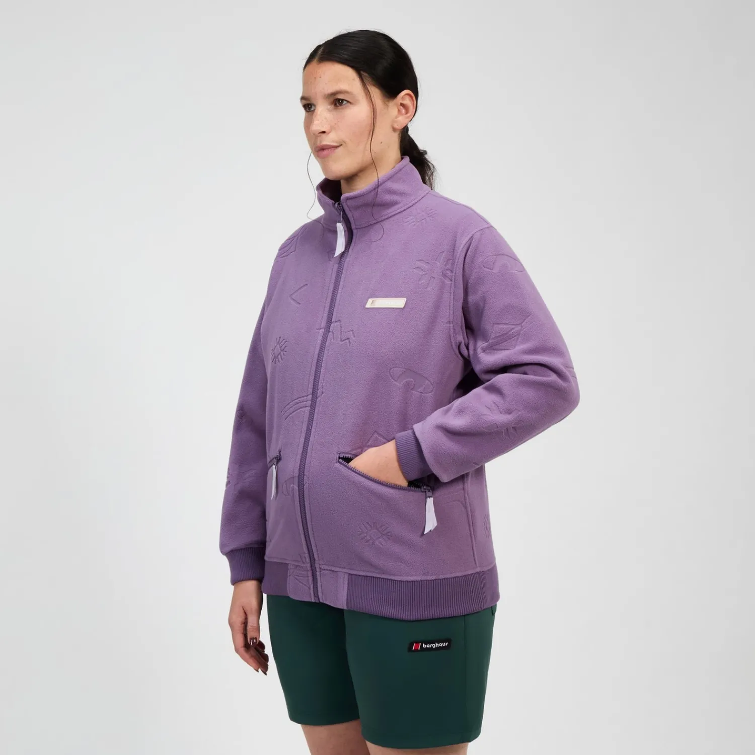 Berghaus Unisex Daily Nature Interactive Fleece - Purple Sale