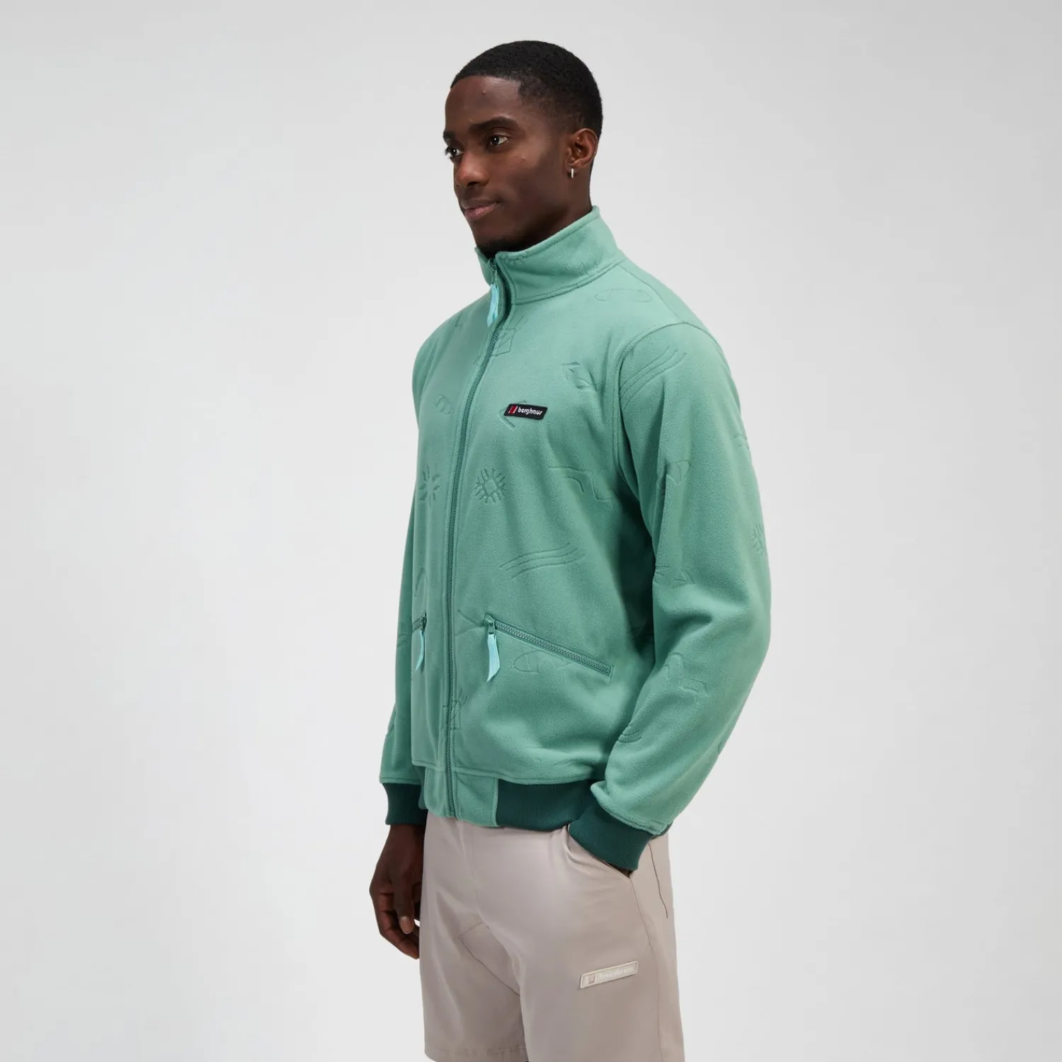 Berghaus Unisex Daily Nature Interactive Fleece - Green Outlet