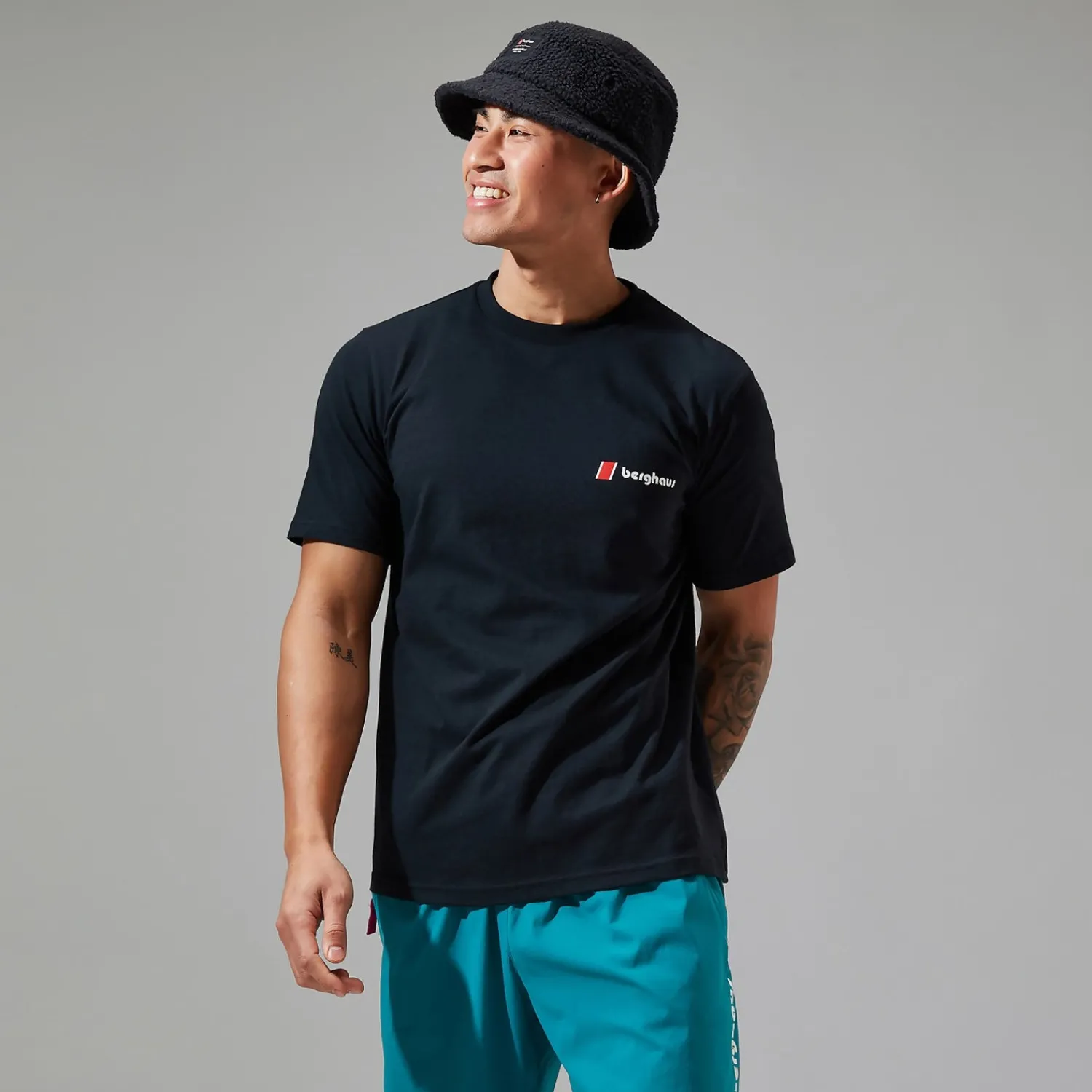 Berghaus Unisex Heritage F&B Logo T-Shirts - Black New