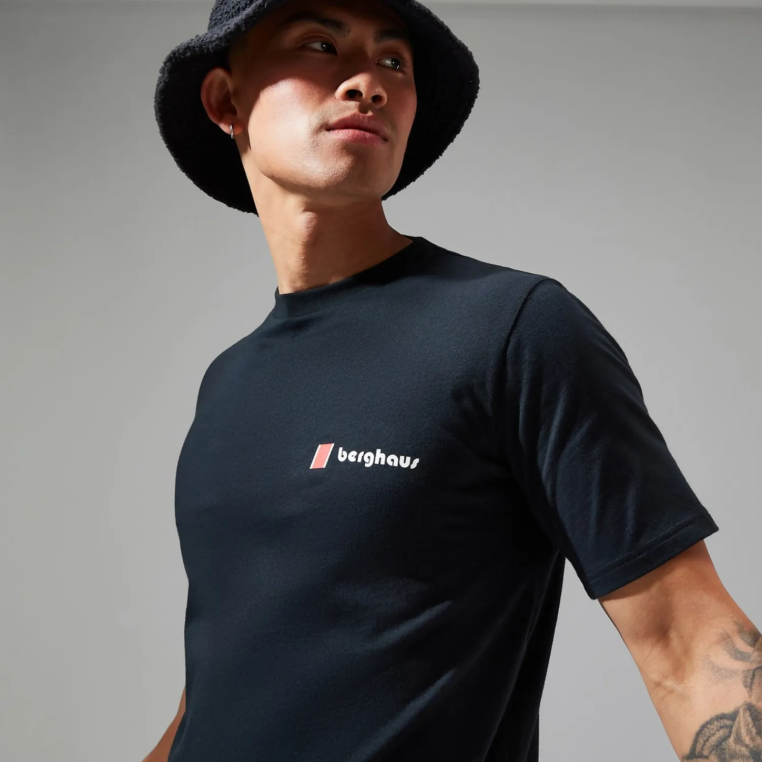 Berghaus Unisex Heritage F&B Logo T-Shirts - Black New
