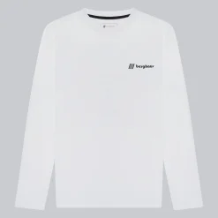 Berghaus Unisex Kanchenjunga Static Long Sleeve T-Shirts - White Best