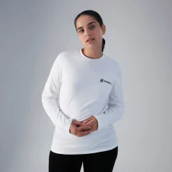 Berghaus Unisex Kanchenjunga Static Long Sleeve T-Shirts - White Best