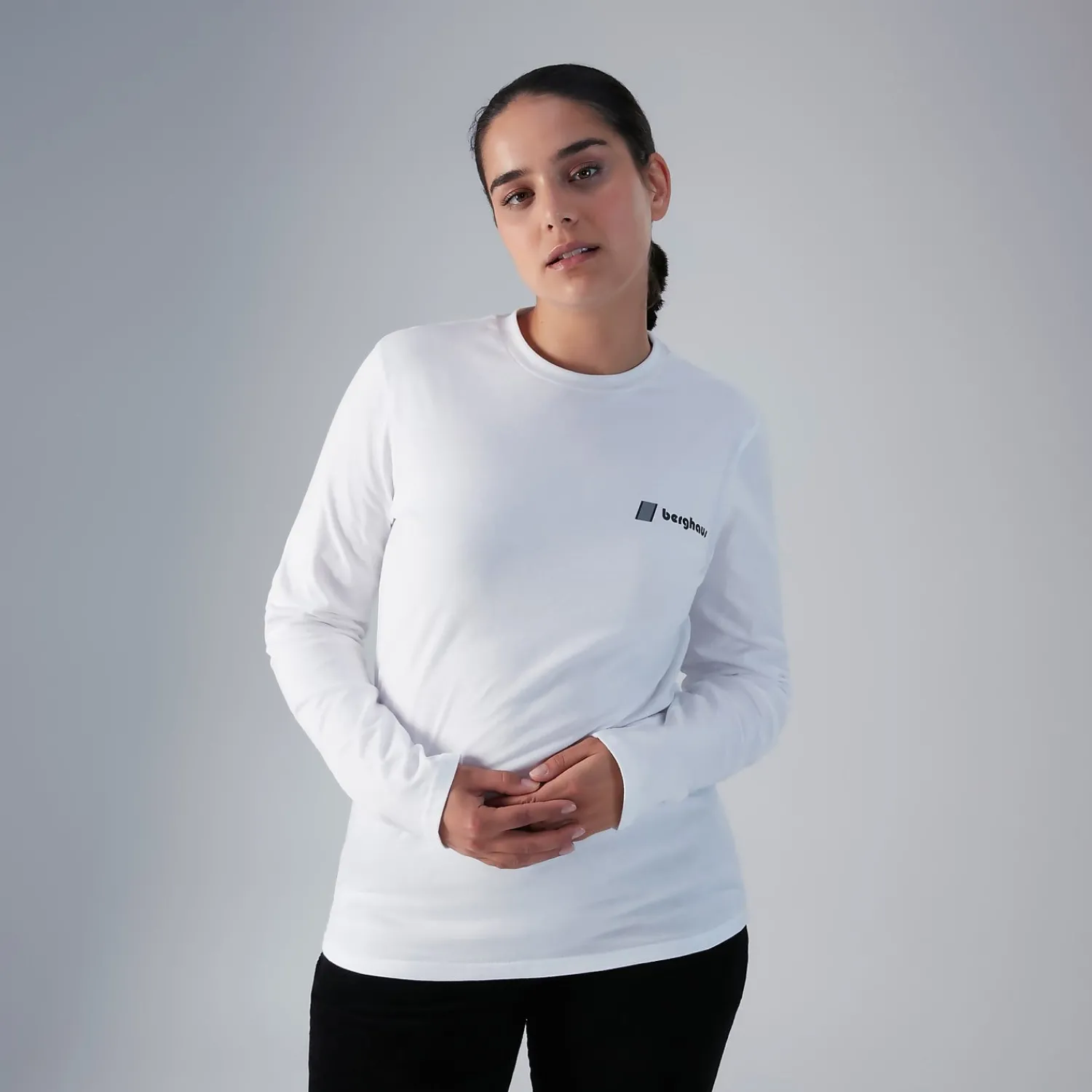 Berghaus Unisex Kanchenjunga Static Long Sleeve T-Shirts - White Best