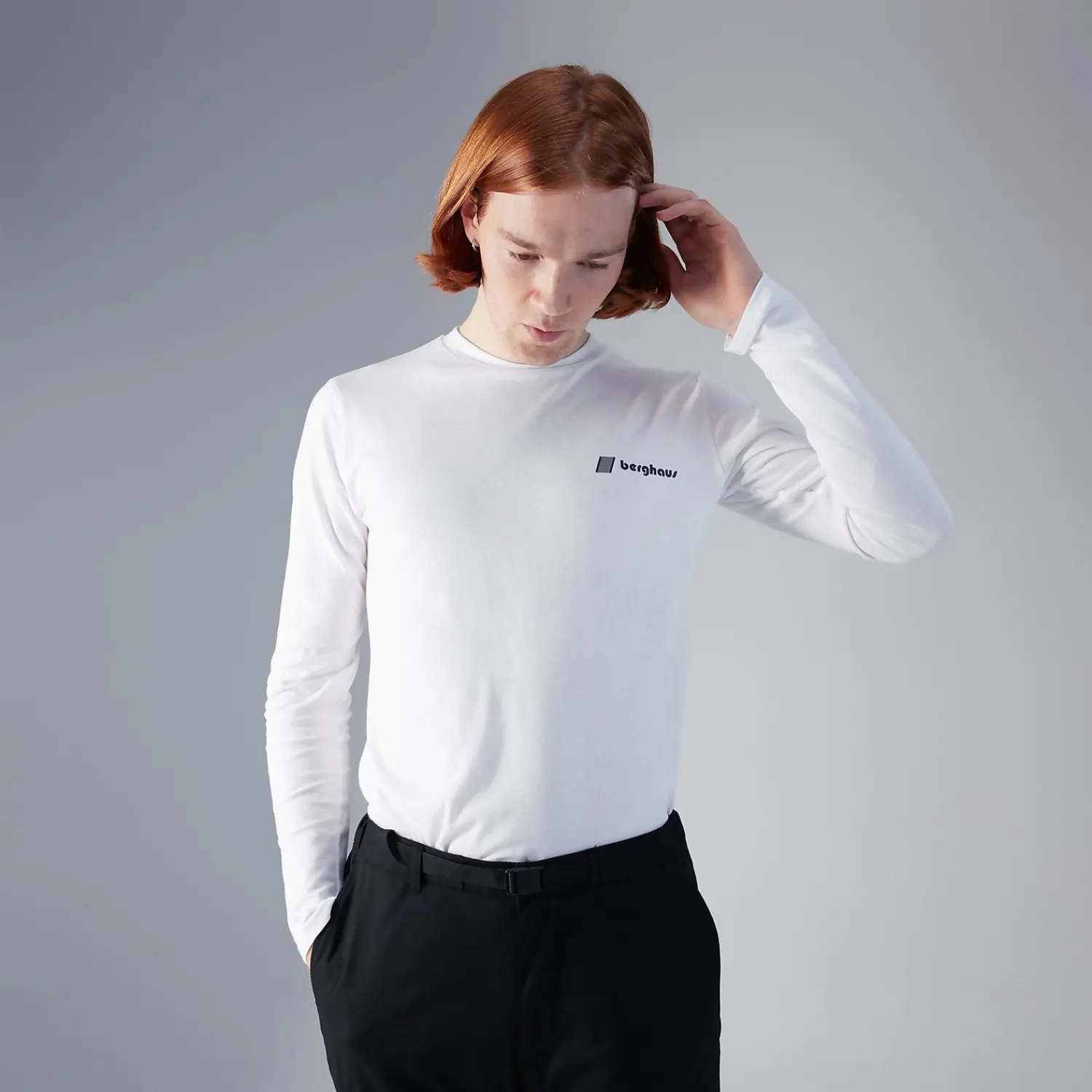 Berghaus Unisex Kanchenjunga Static Long Sleeve T-Shirts - White Best