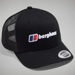 Berghaus Unisex Logo Recognition Trucker Cap - Black Clearance