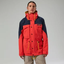 Berghaus Unisex Mera Peak 2000 Waterproof Jacket - Red/Blue Clearance