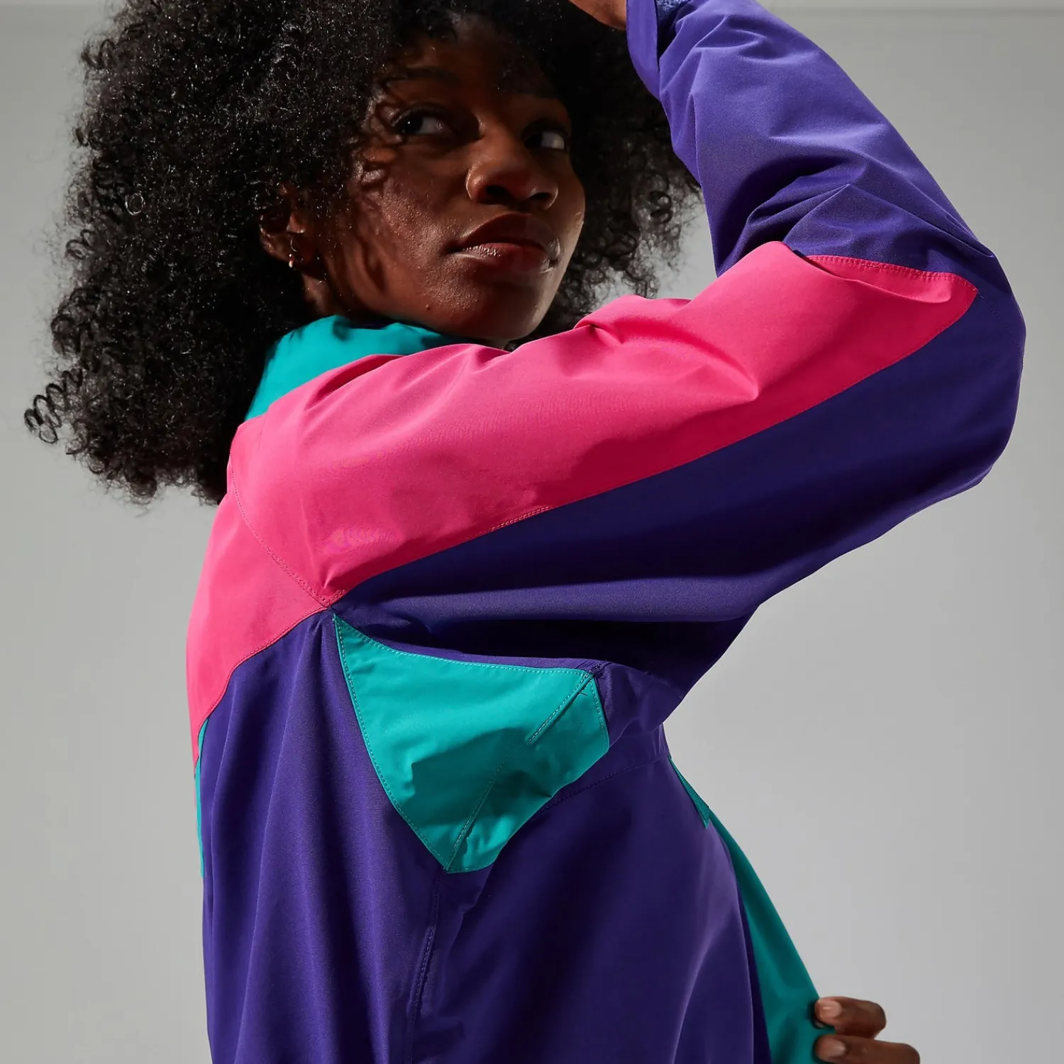 Berghaus Unisex Mera Peak 2000 Waterproof Jacket - Pink/Purple Best