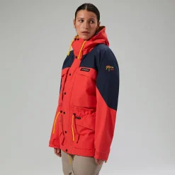 Berghaus Unisex Mera Peak 2000 Waterproof Jacket - Red/Blue Clearance
