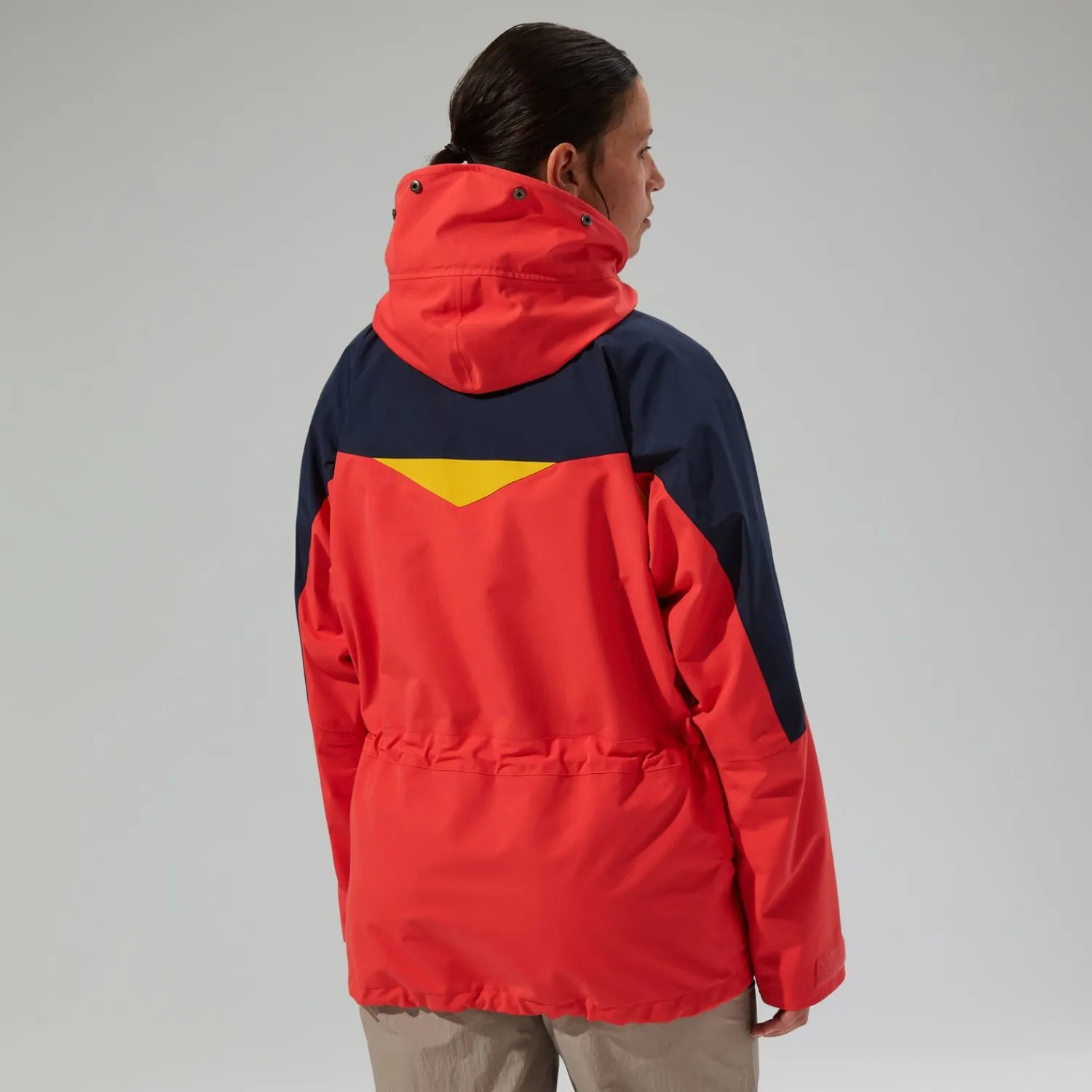 Berghaus Unisex Mera Peak 2000 Waterproof Jacket - Red/Blue Clearance