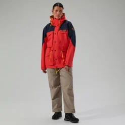 Berghaus Unisex Mera Peak 2000 Waterproof Jacket - Red/Blue Clearance