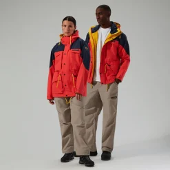 Berghaus Unisex Mera Peak 2000 Waterproof Jacket - Red/Blue Clearance