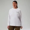 Berghaus Unisex Mera Peak Long Sleeve T-Shirt - White Discount