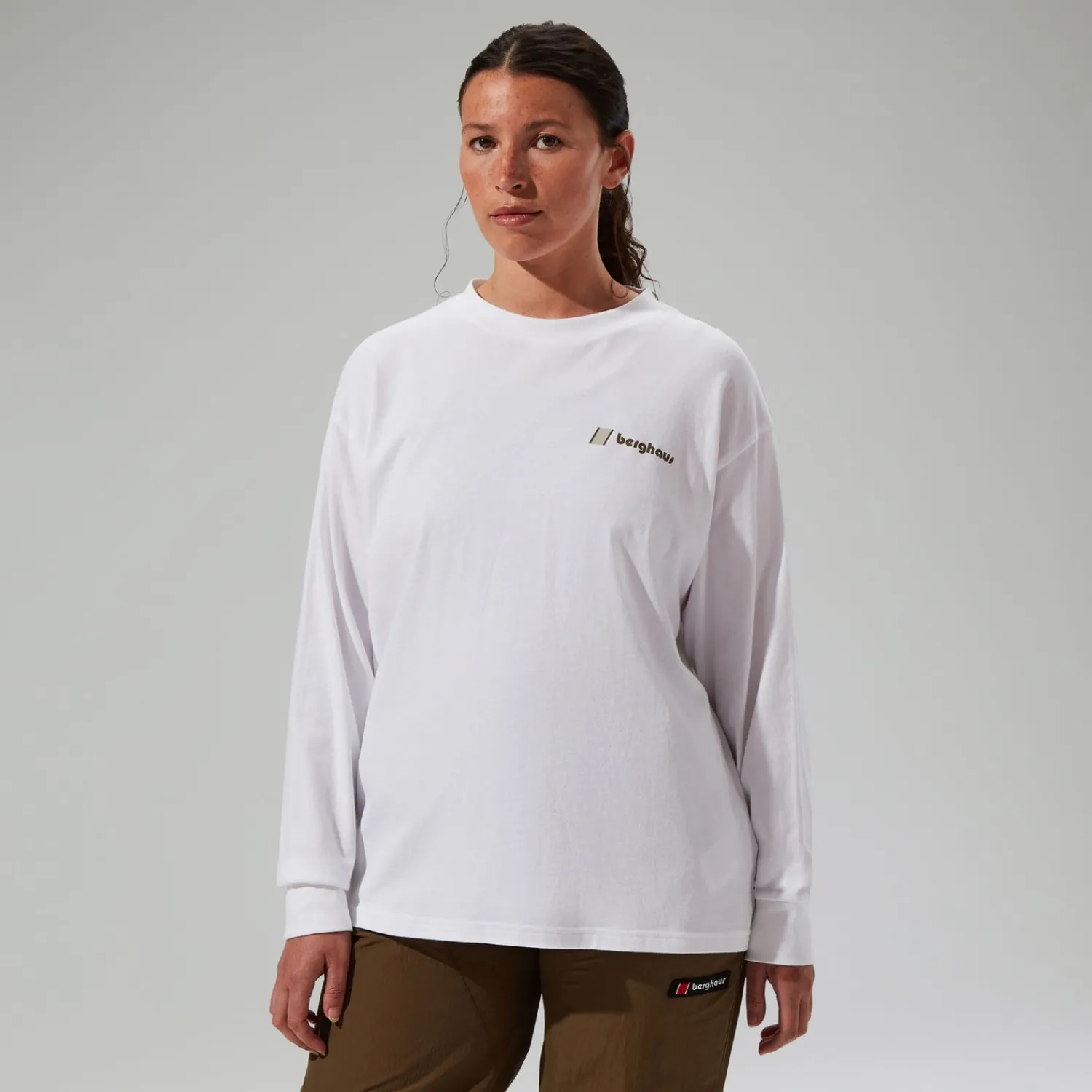 Berghaus Unisex Mera Peak Long Sleeve T-Shirt - White Discount