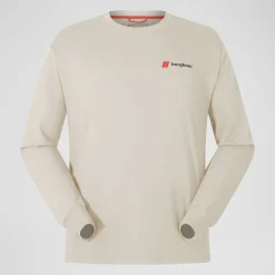 Berghaus Unisex Mera Peak Long Sleeve T-Shirt - Grey Clearance