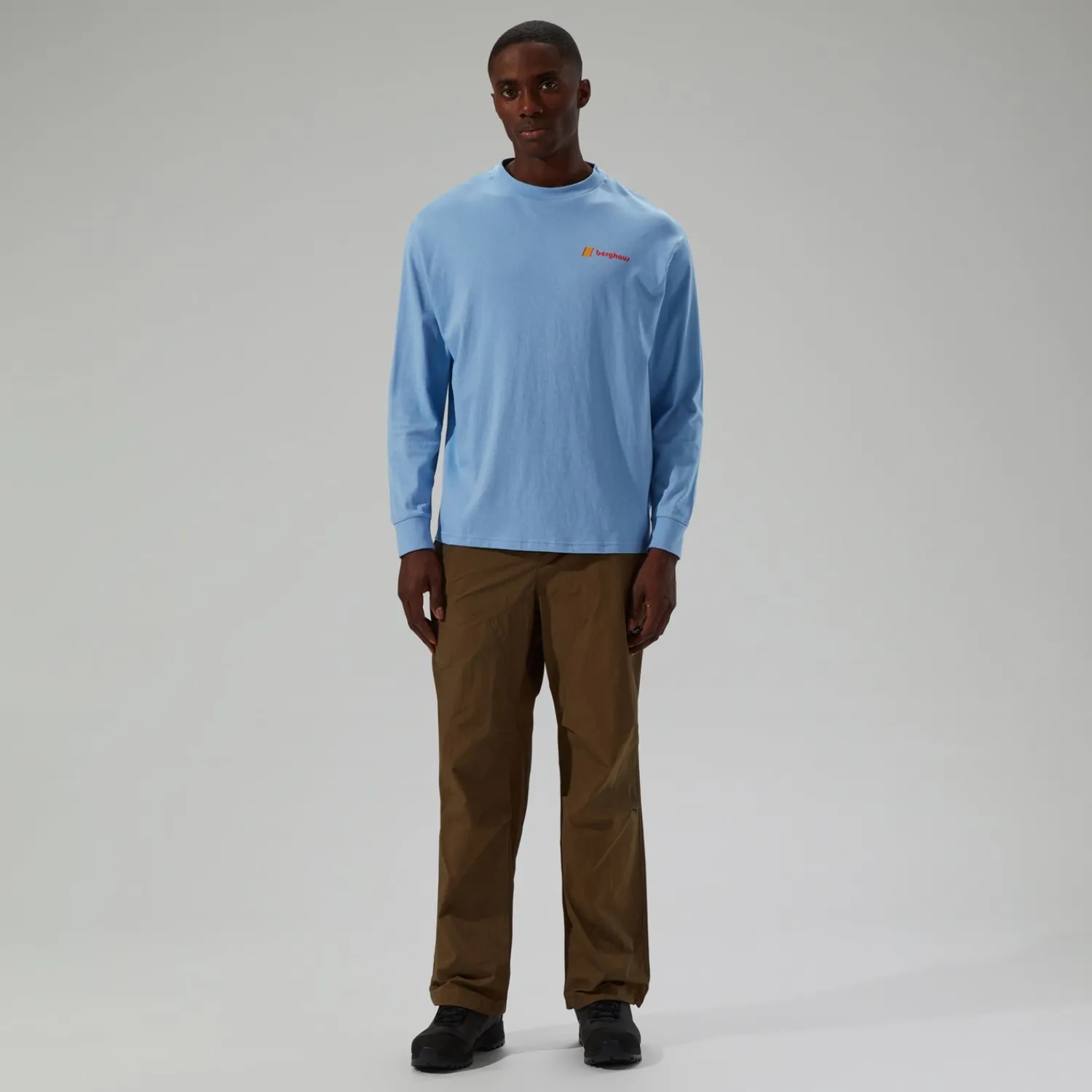 Berghaus Unisex Mera Peak Long Sleeve T-Shirt - Blue Discount