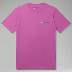 Berghaus Unisex MTN Zine Short Sleeve Tee - Purple Fashion