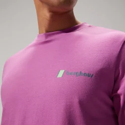 Berghaus Unisex MTN Zine Short Sleeve Tee - Purple Fashion