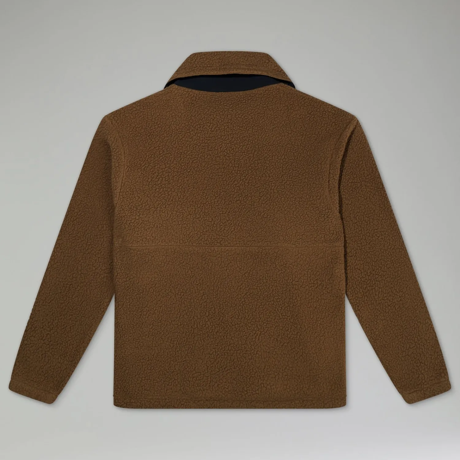Berghaus Unisex Rhynie Aztec Half Zip Fleece - Brown/Black Clearance