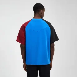 Berghaus Unisex Storm 25 Short Sleeve Tee - Blue/Red New