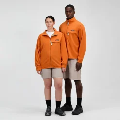 Berghaus Unisex Sunned Peak Interactive Fleece - Orange Fashion