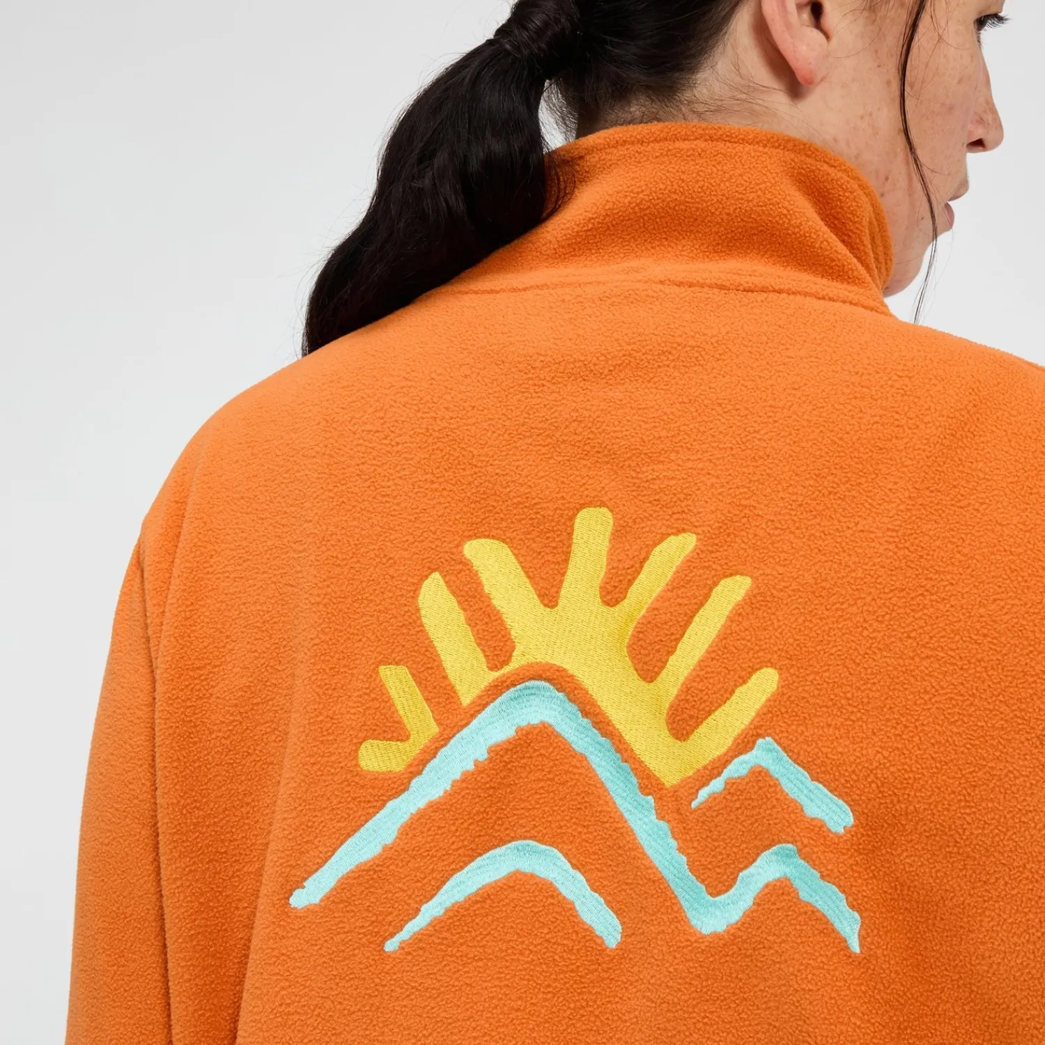 Berghaus Unisex Sunned Peak Interactive Fleece - Orange Fashion