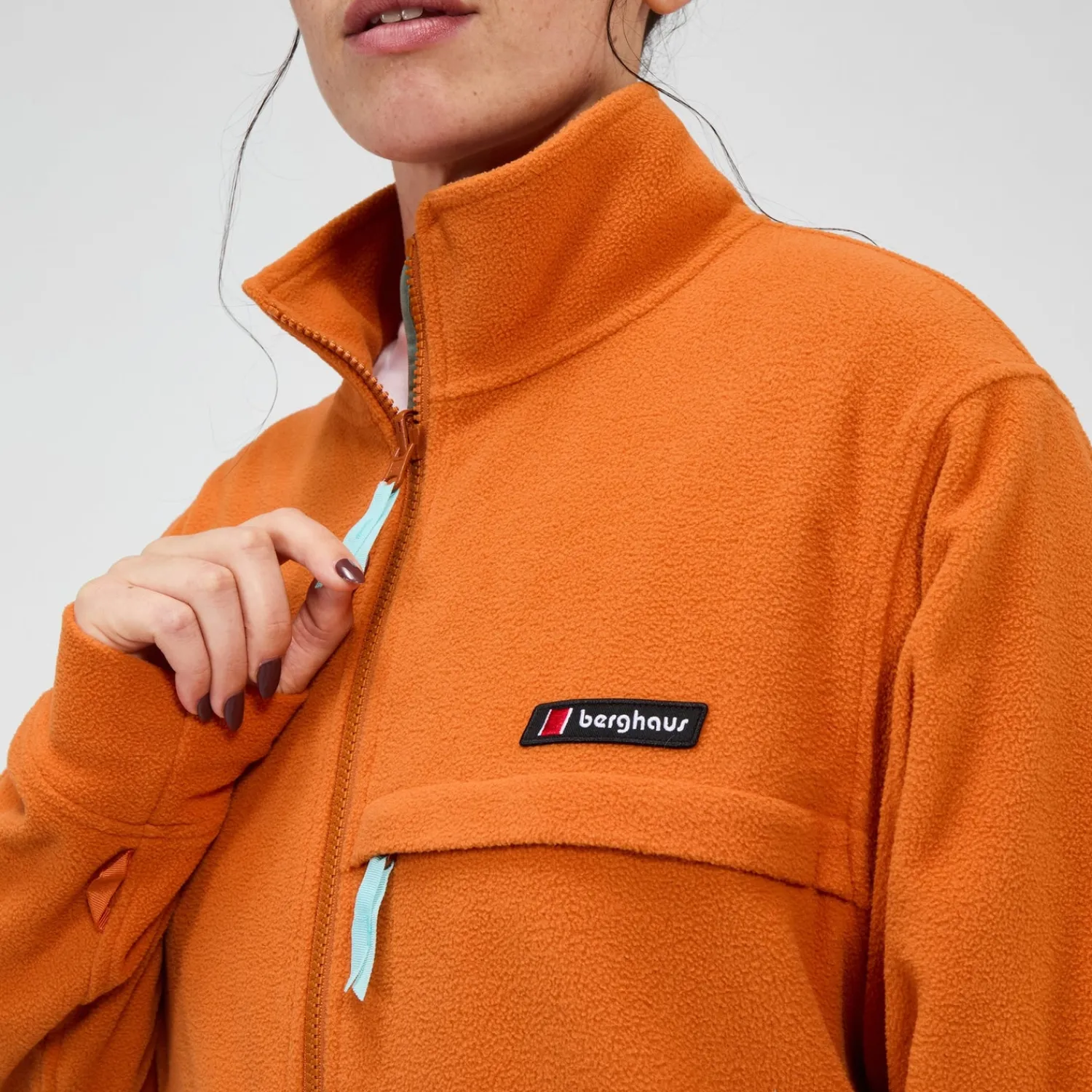 Berghaus Unisex Sunned Peak Interactive Fleece - Orange Fashion