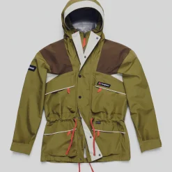Berghaus Unisex Trango Gore-Tex Waterproof Jacket - Green/Brown Outlet
