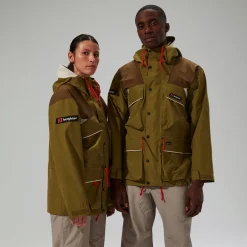 Berghaus Unisex Trango Gore-Tex Waterproof Jacket - Green/Brown Outlet