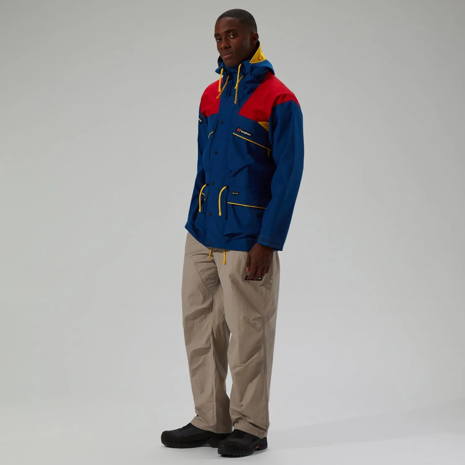 Berghaus Unisex Trango Gore-Tex Waterproof Jacket - Blue/Red Hot