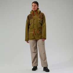 Berghaus Unisex Trango Gore-Tex Waterproof Jacket - Green/Brown Outlet