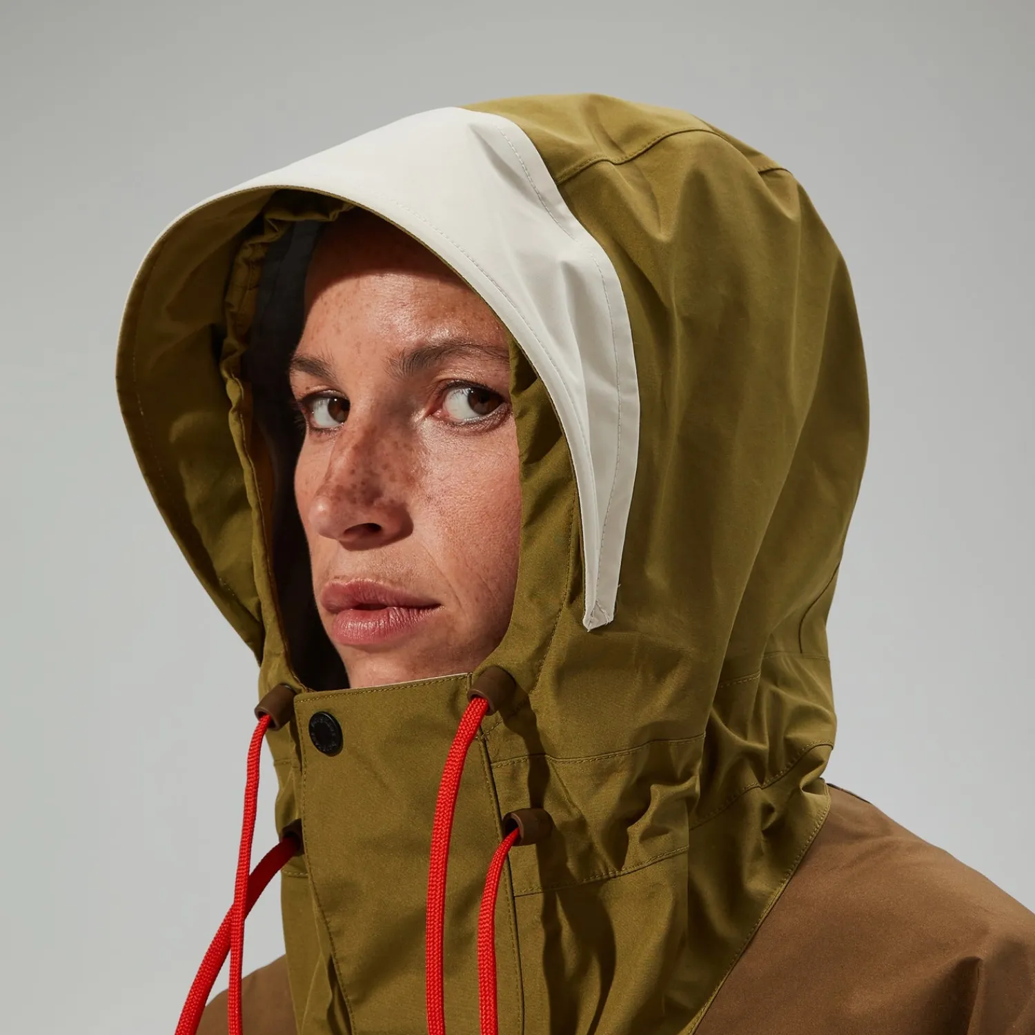 Berghaus Unisex Trango Gore-Tex Waterproof Jacket - Green/Brown Outlet