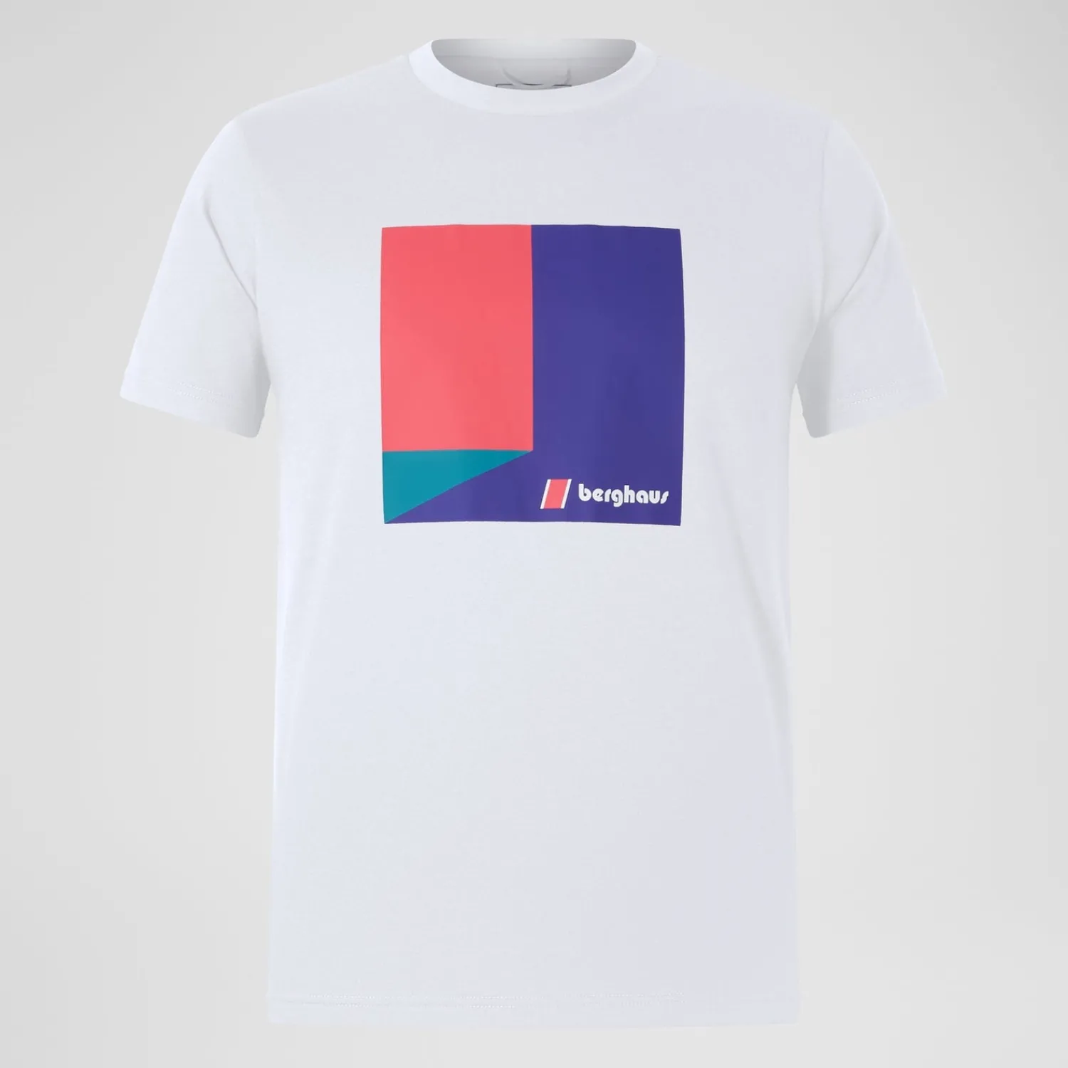 Berghaus Unisex Tri Colour Tee - White Best