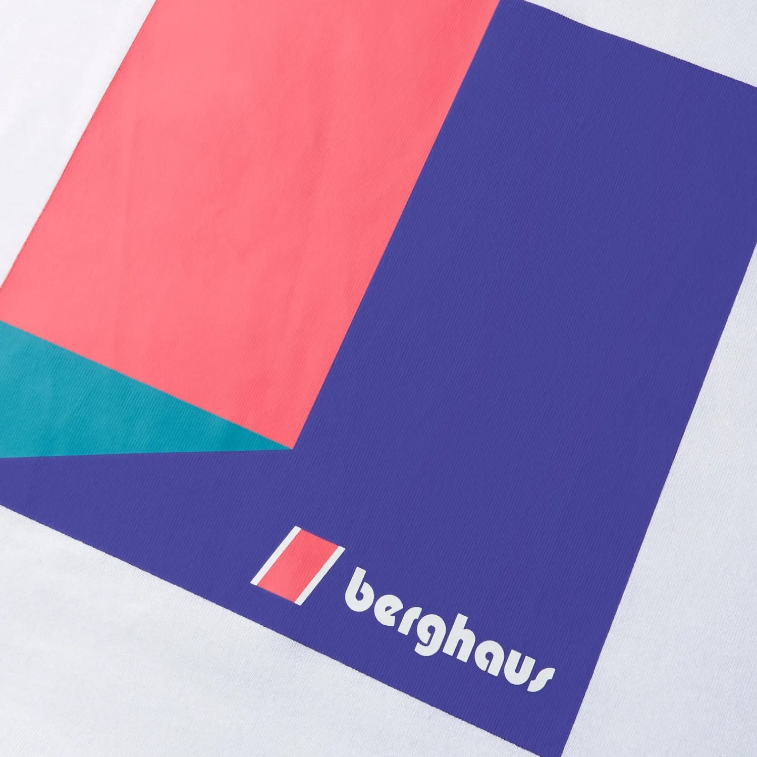 Berghaus Unisex Tri Colour Tee - White Best