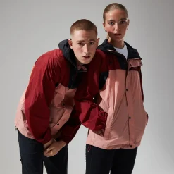 Berghaus Unisex Urban Windbreaker 21 Jacket - Pink/Dark Red Outlet