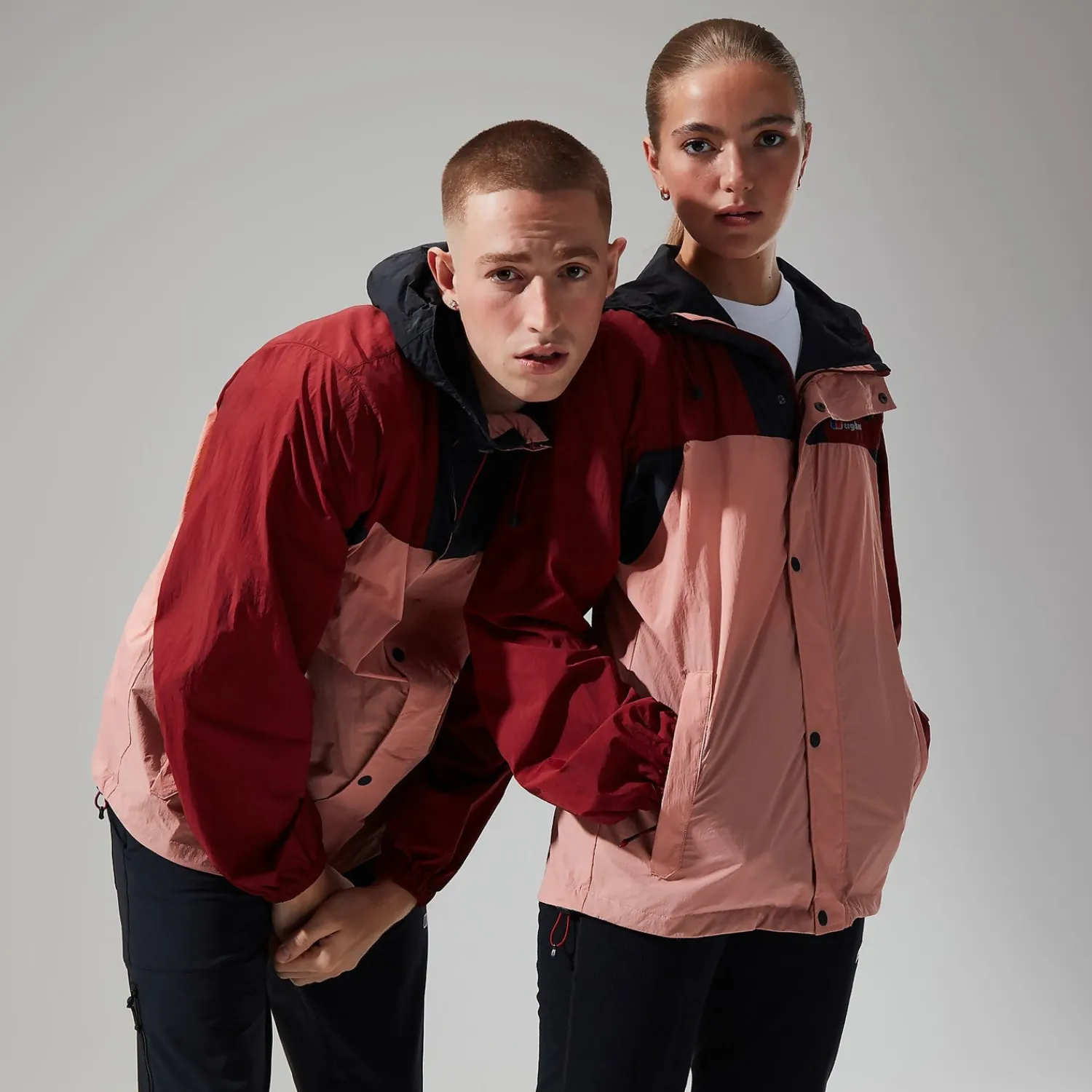Berghaus Unisex Urban Windbreaker 21 Jacket - Pink/Dark Red Outlet