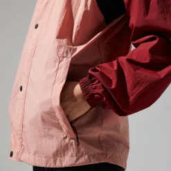 Berghaus Unisex Urban Windbreaker 21 Jacket - Pink/Dark Red Outlet