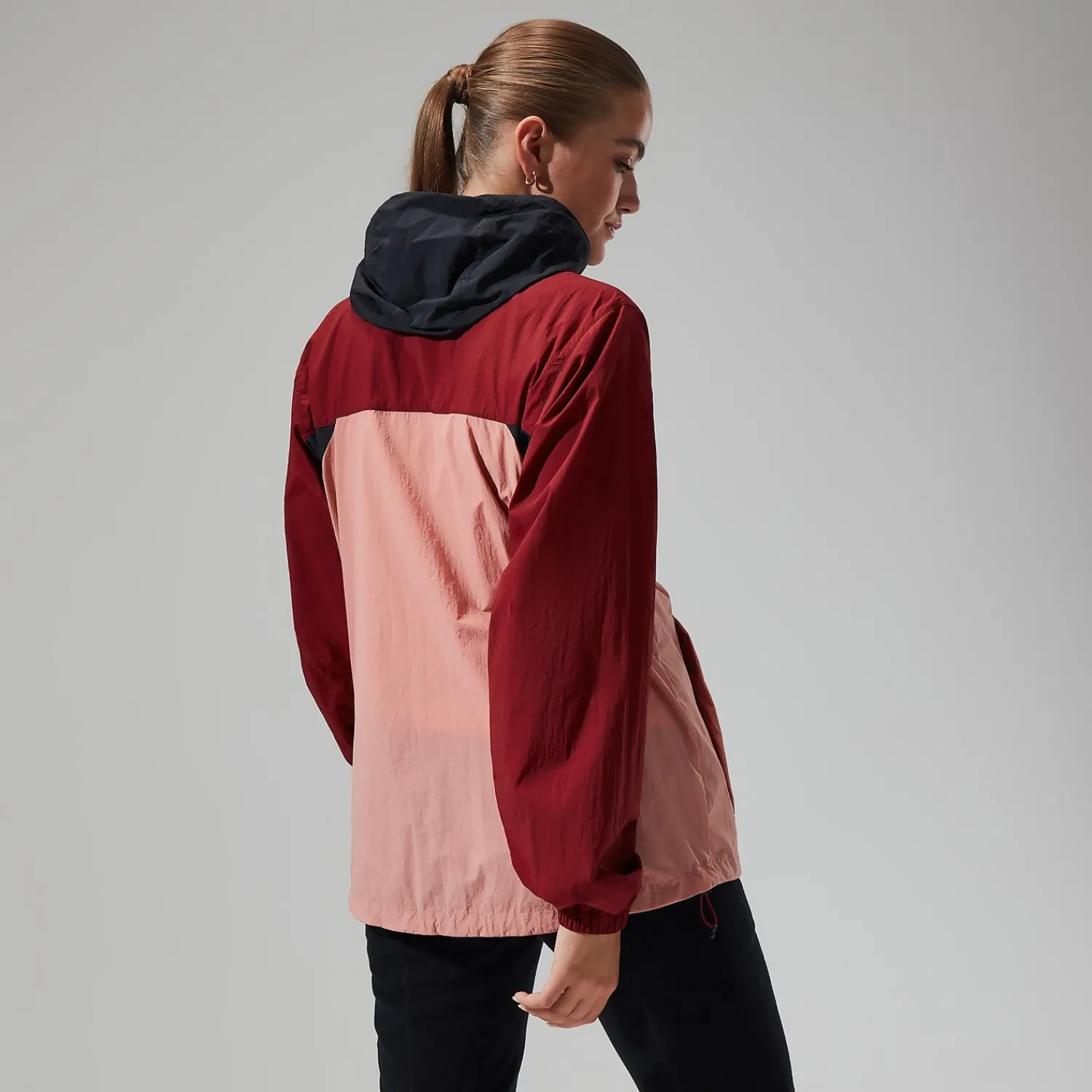 Berghaus Unisex Urban Windbreaker 21 Jacket - Pink/Dark Red Outlet