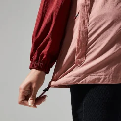 Berghaus Unisex Urban Windbreaker 21 Jacket - Pink/Dark Red Outlet