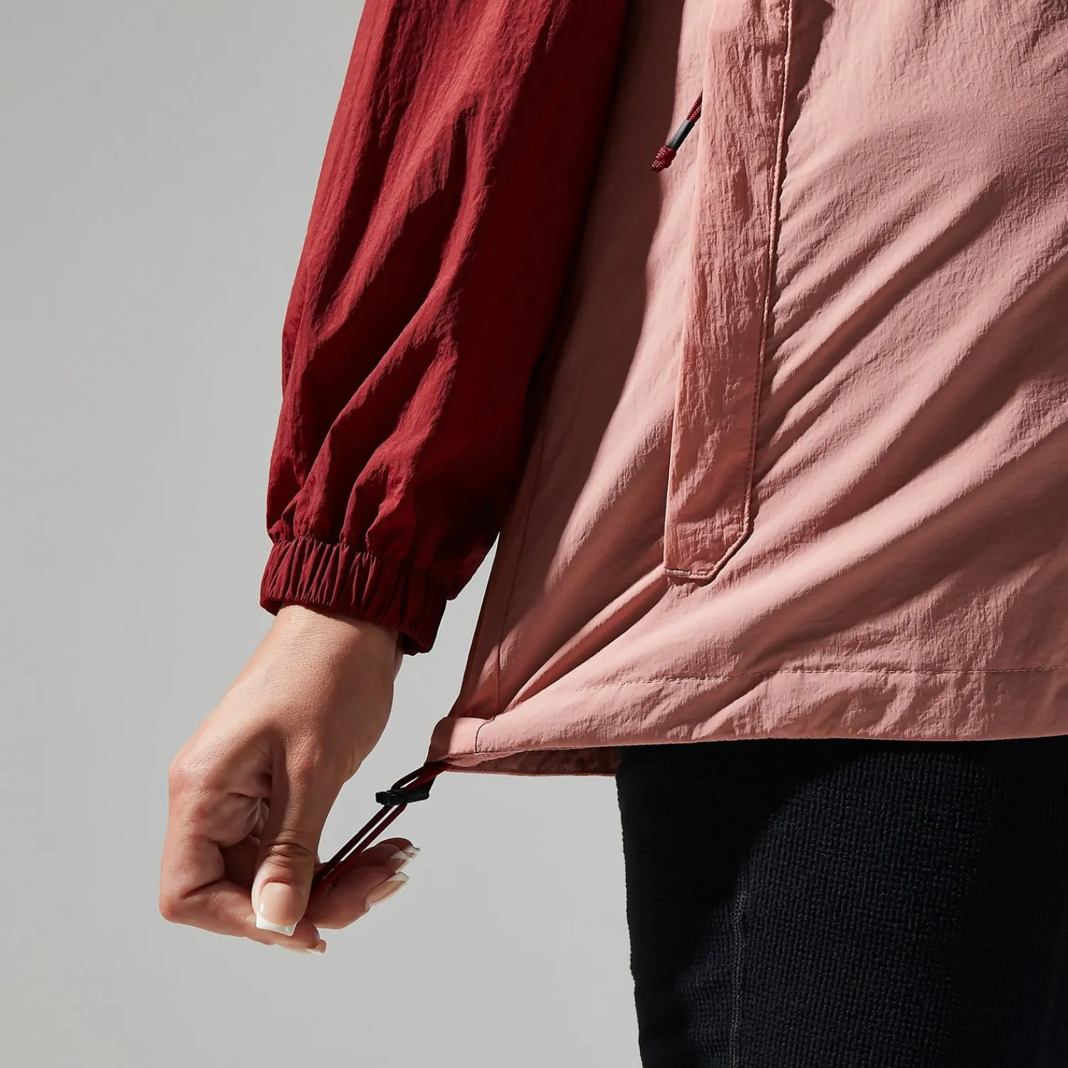 Berghaus Unisex Urban Windbreaker 21 Jacket - Pink/Dark Red Outlet