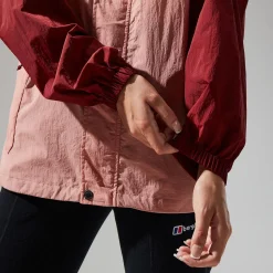 Berghaus Unisex Urban Windbreaker 21 Jacket - Pink/Dark Red Outlet