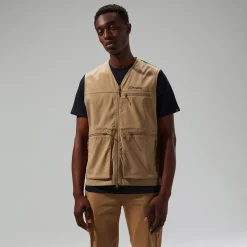 Berghaus Unisex Utility Pocket Vest Brown Fashion