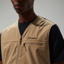 Berghaus Unisex Utility Pocket Vest Brown Fashion
