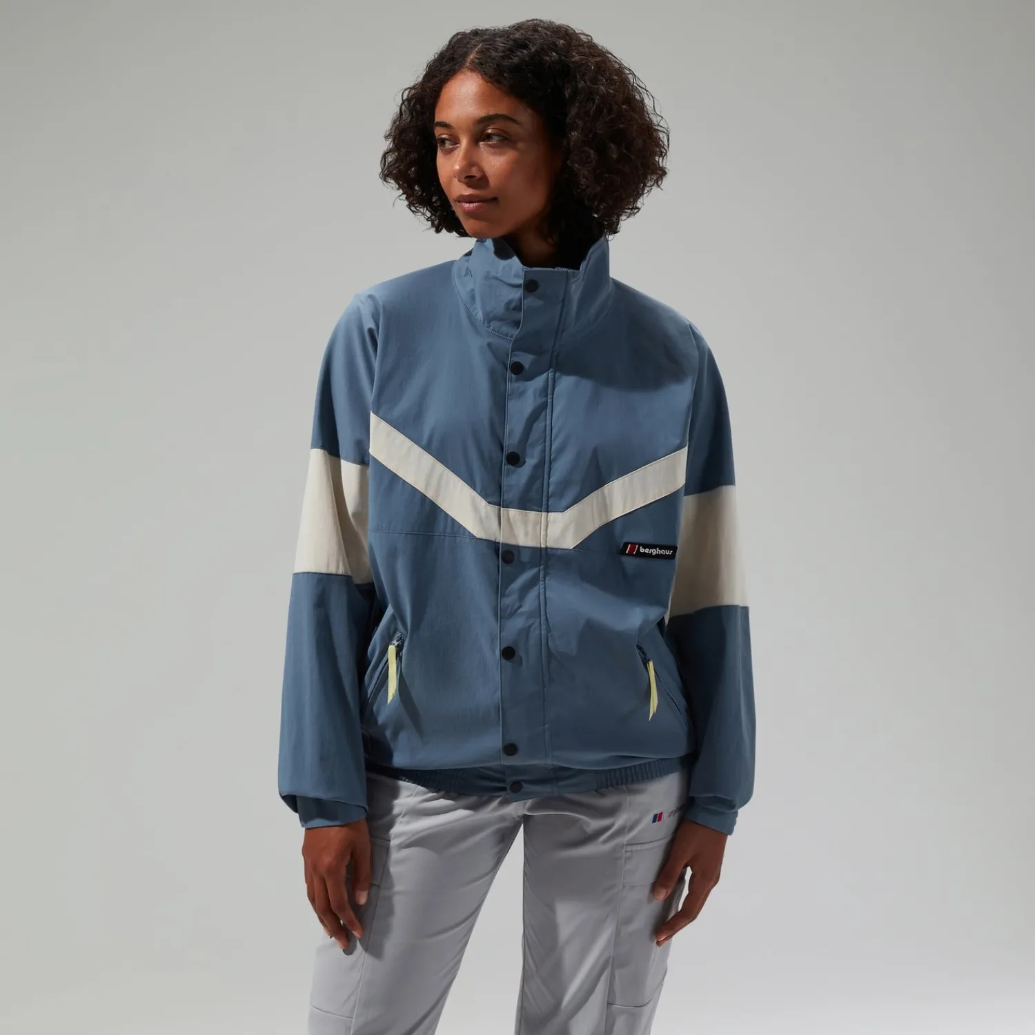 Berghaus Unisex Vail 87 Wind Jacket Blue/Grey New