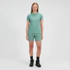 Berghaus Women's 24/7 Crew Short Sleeve Tech Tee - Green Hot
