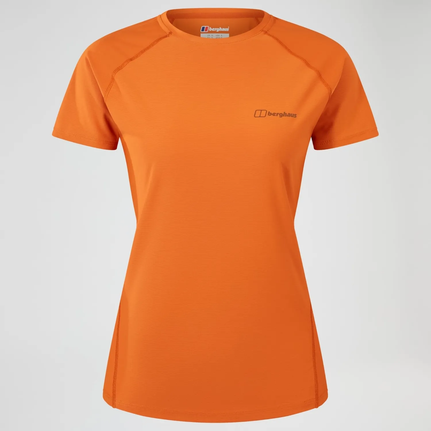 Berghaus Women's 24/7 Crew Short Sleeve Tech Tee - Orange Hot