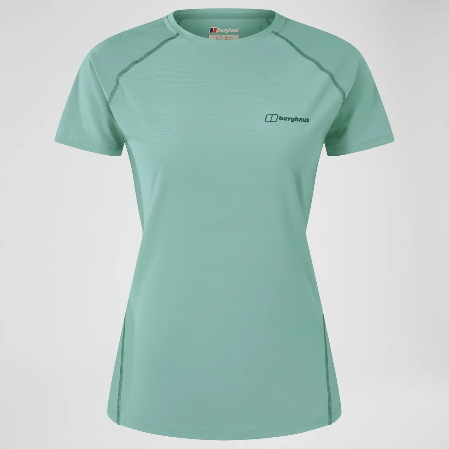 Berghaus Women's 24/7 Crew Short Sleeve Tech Tee - Green Hot