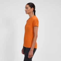 Berghaus Women's 24/7 Crew Short Sleeve Tech Tee - Orange Hot