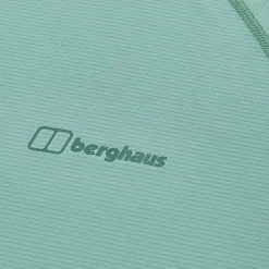 Berghaus Women's 24/7 Crew Short Sleeve Tech Tee - Green Hot