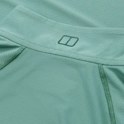 Berghaus Women's 24/7 Half Zip Long Sleeve Tech Tee - Green Best