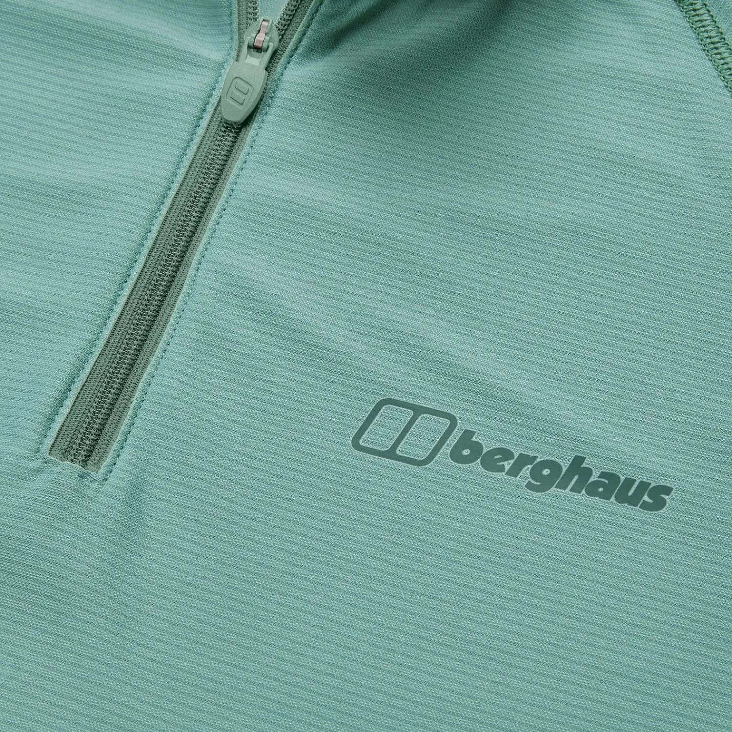 Berghaus Women's 24/7 Half Zip Long Sleeve Tech Tee - Green Best